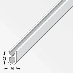Kantenschutz 17 x 10,5 mm 2,5m schwarz ^ MyTool Discount