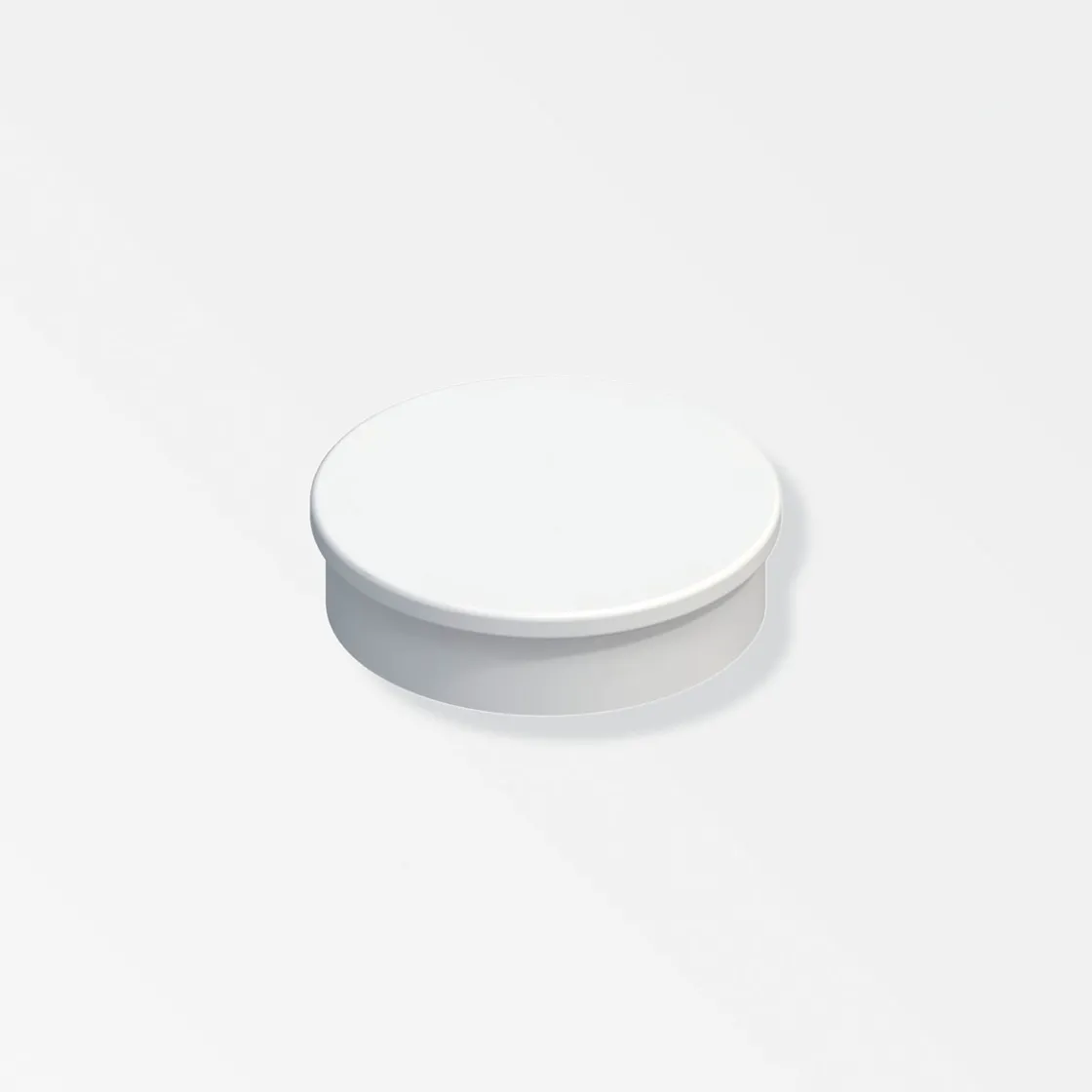 Magnet 30 mm weiß 2 Stück ^ MyTool New