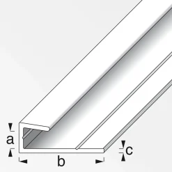 Rahmeneinfass-Profil 5,1 mm 1m silber ^ MyTool Outlet