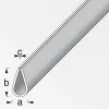 Rahmenprofil 15 mm 1m schwarz ^ MyTool Online