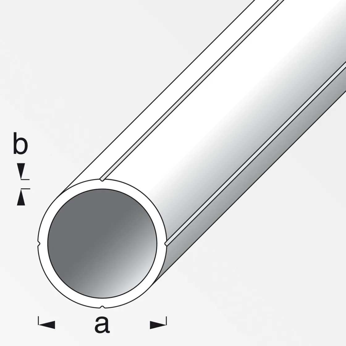 Rundrohr 19,5 mm 1m blank ^ MyTool Sale