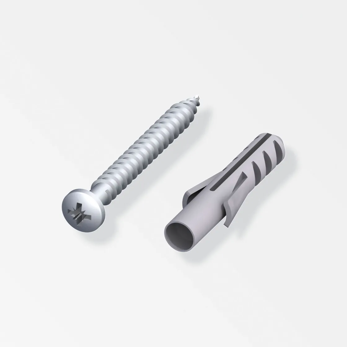 Schrauben mit Dübel 4 x 40 mm 8 Stück ^ MyTool