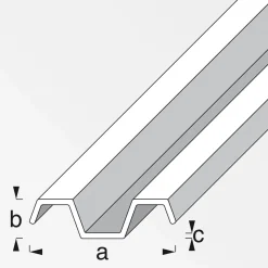 Spundwand 1m eckig blank ^ MyTool Discount