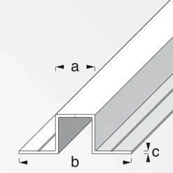 U-Profil mit 2 Schenkel 7,5 mm1m blank ^ MyTool New