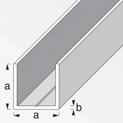 U-Profil 23,5 mm 2,5m blank ^ MyTool Outlet
