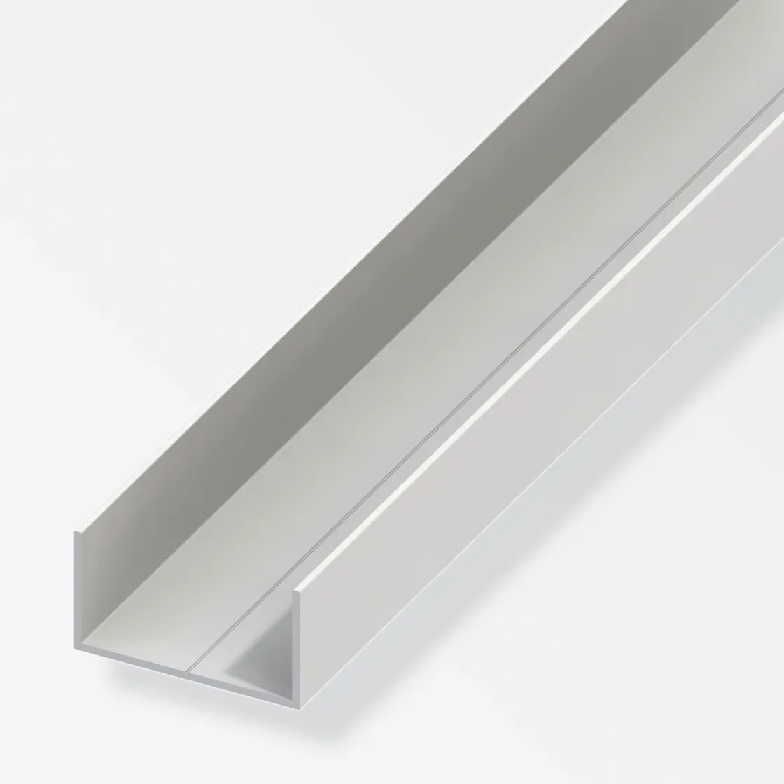 U-Profil 15,5 x 27,5 mm 1m weiß ^ MyTool