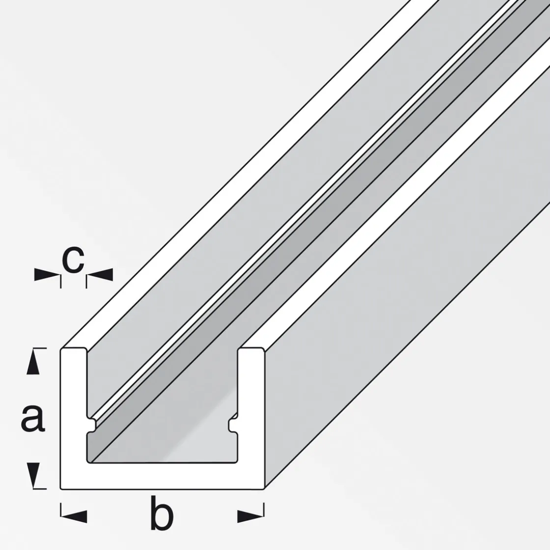 U-Profil 0 x 6,5 x ,5 cm m silber ^ MyTool Online