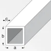 Vierkant-Rohr 20 x 20 x 1,5 mm 2m silber ^ MyTool Sale