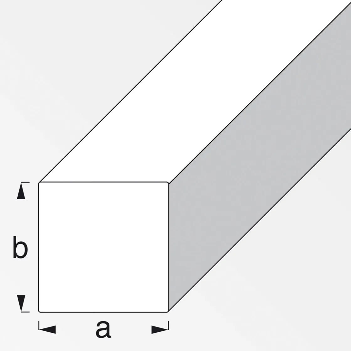 Vierkant-Stange 10 x 10 mm 1m warmgewalzt ^ MyTool Sale