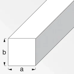 Vierkant-Stange 12 x 12 mm 1m warmgewalzt ^ MyTool
