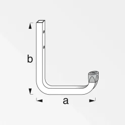 Wandhaken 250 mm verzinkt ^ MyTool Online