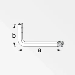 Wandhaken 350 mm verzinkt ^ MyTool Outlet