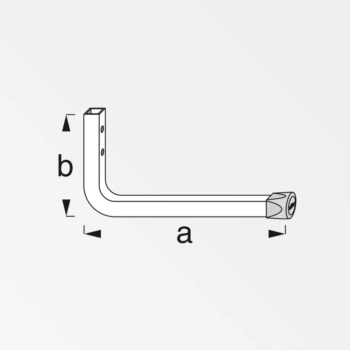 Wandhaken 350 mm verzinkt ^ MyTool Outlet