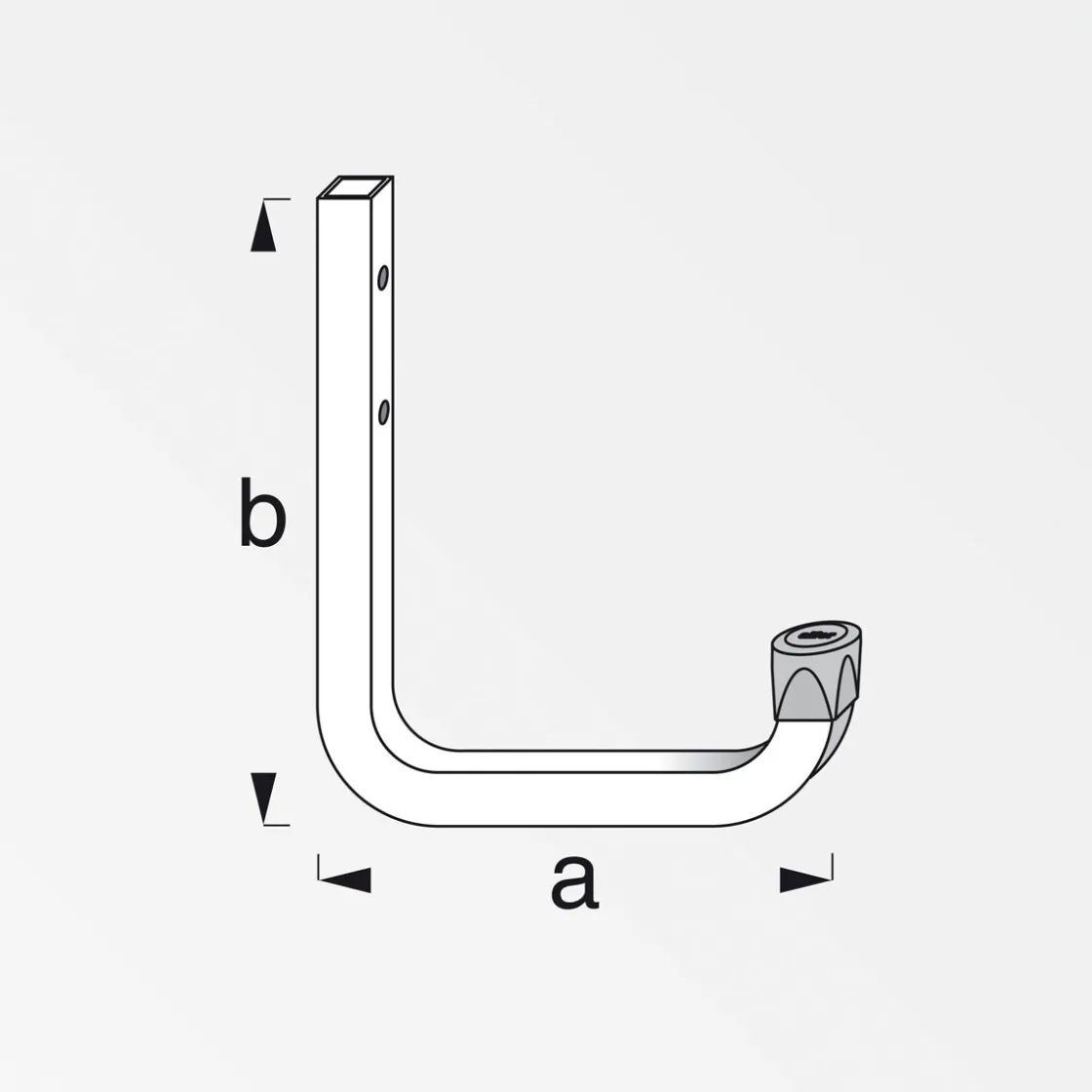 Wandhaken 150 mm verzinkt ^ MyTool Sale