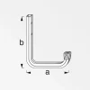 Wandhaken 115 x 140 mm blank ^ MyTool Discount