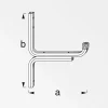 Wandhaken 175 x 220 mm blank ^ MyTool Clearance