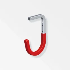 Wand- und Deckenhaken Typ 8 100 x 165 mm gummiert rot ^ MyTool Sale