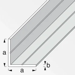 Winkel 23,5 mm 1m gleichschenklig blank ^ MyTool Discount