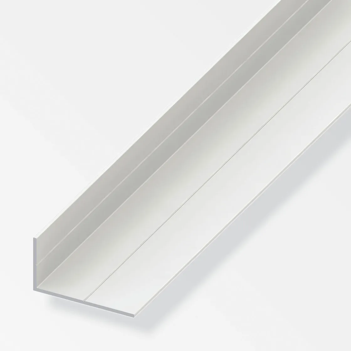 Winkel 29,5 x 53,6 mm 1m ungleichschenklig weiß ^ MyTool Outlet