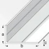 Winkel 29,5 x 53,6 mm 2,5m ungleichschenklig blank ^ MyTool Outlet