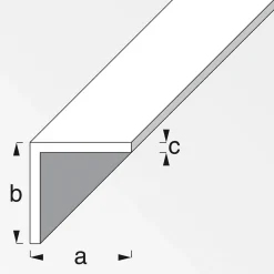 Winkel 20 x 20 x 1,5 mm 1m schwarz ^ MyTool Discount