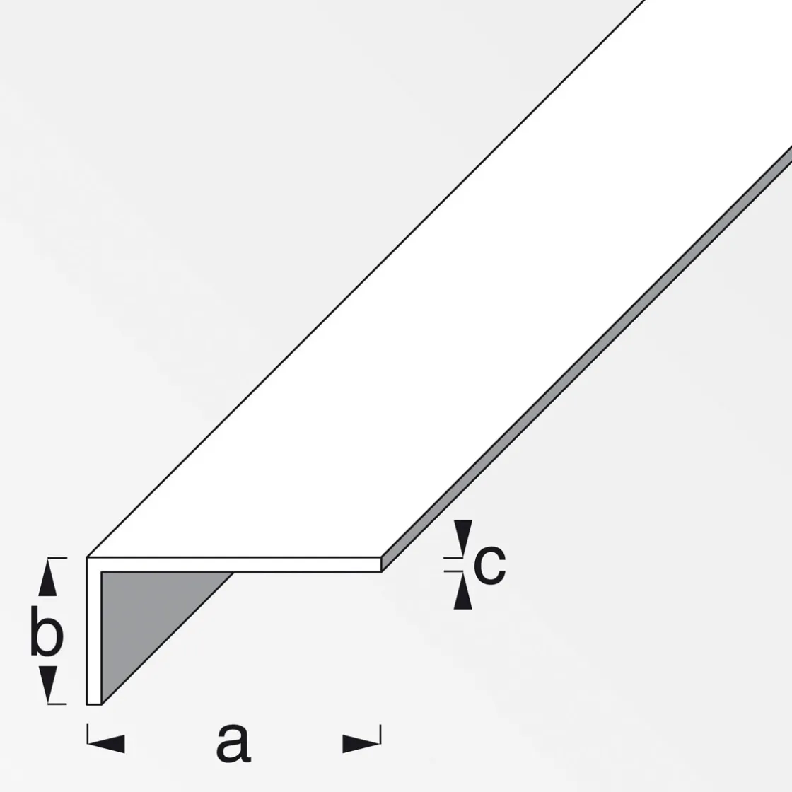 Winkel 30 x 20 x 2 mm 1m silber ^ MyTool Best
