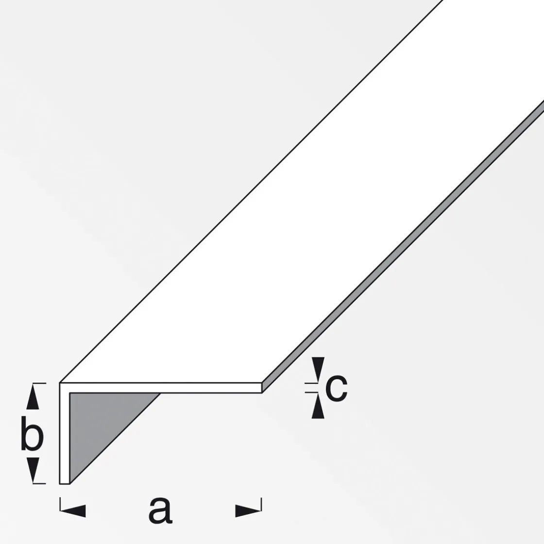 Winkel 30 x 20 x 3 mm 1m weiß ^ MyTool Outlet