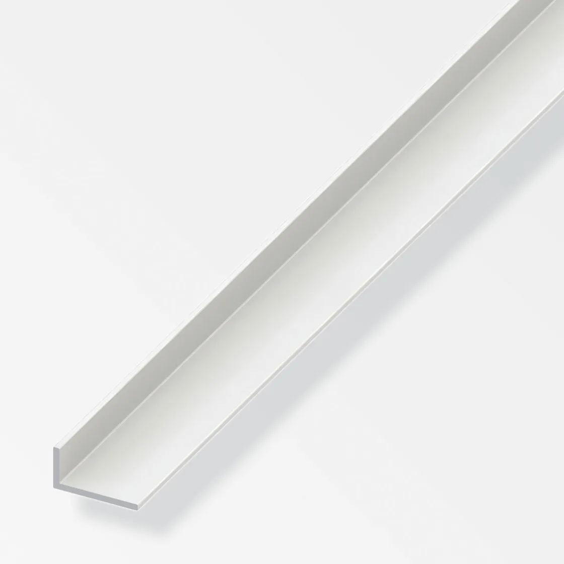 Winkel 40 x 10 x 2 mm 1m weiß ^ MyTool New