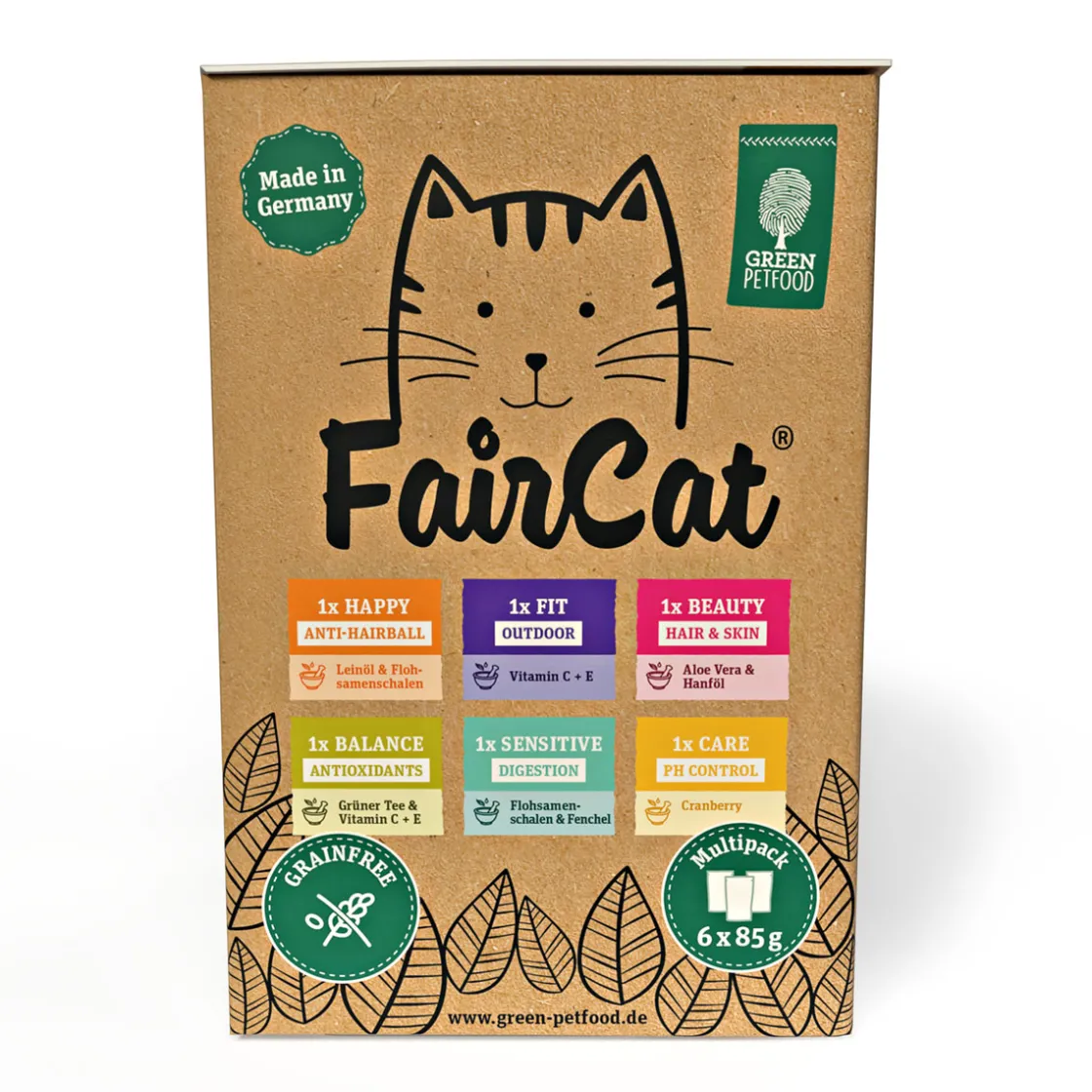 Nassfutter Multipack FairCat 6 x 85 g getreidefrei ^ Best