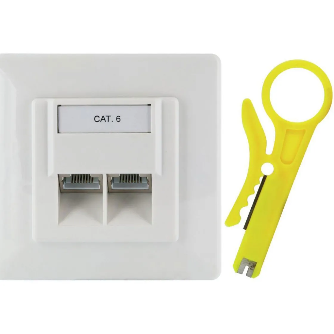 Netzwerk-Anschlussdose Cat6 AP ^ Schwaiger Clearance