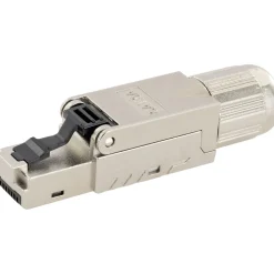 Netzwerkstecker CAT7/6A metall 1St ^ Schwaiger Hot