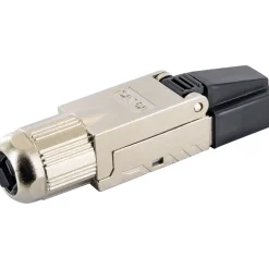 Netzwerkstecker CAT7/6A metall 1St ^ Schwaiger Hot