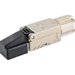 Netzwerkstecker CAT7/6A metall 1St ^ Schwaiger Hot