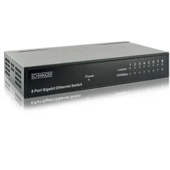 Netzwerk Switch 8-fach ^ Schwaiger Discount