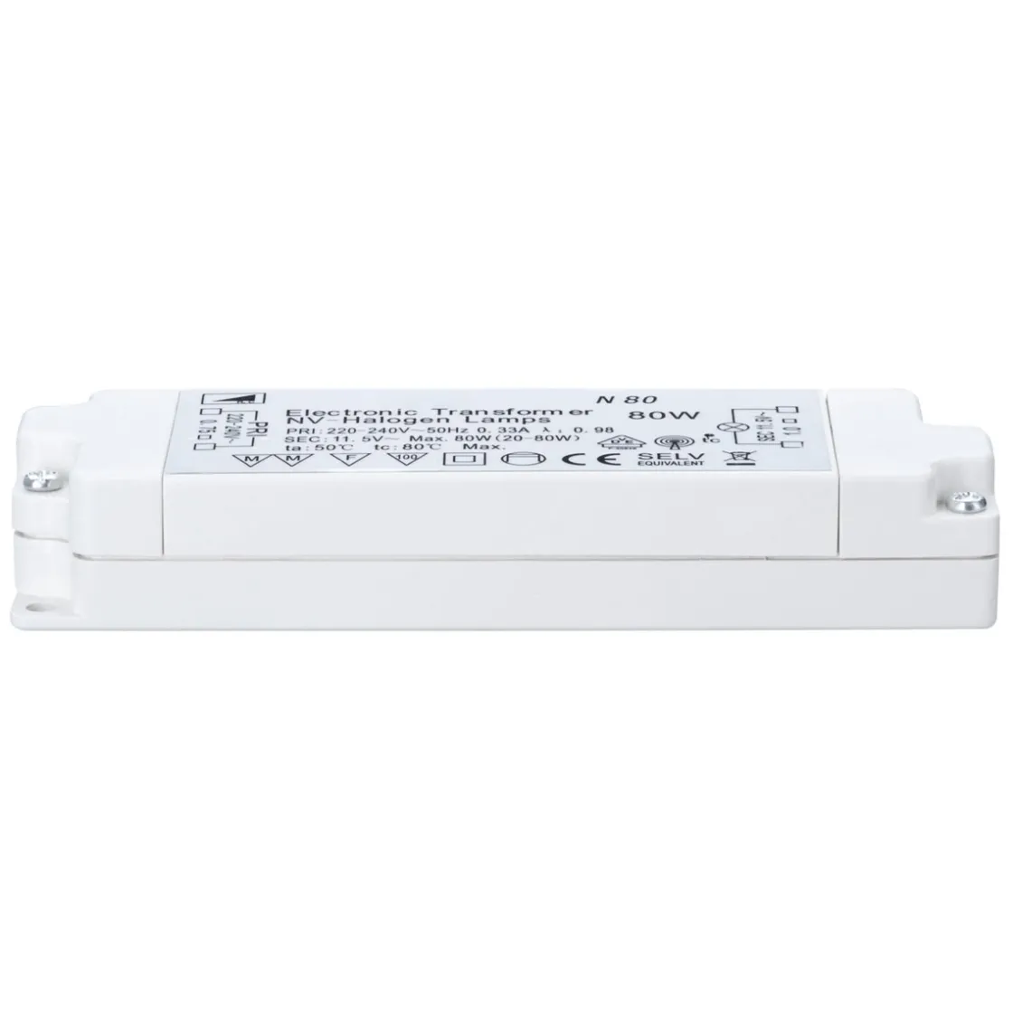NP Elek.Trafo max.20-80W 230/12V weiss ^ Paulmann Sale