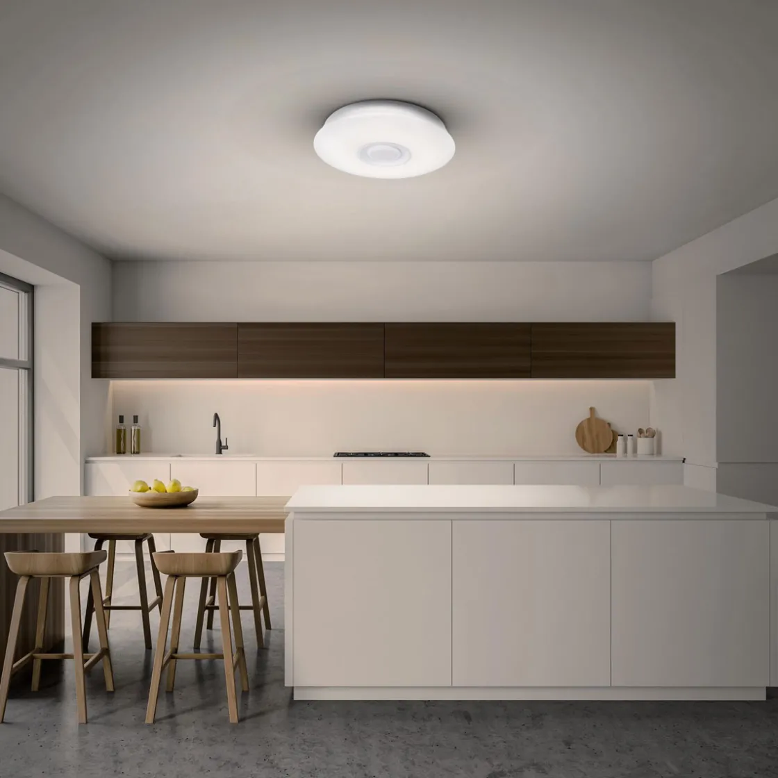 LED-Deckenleuchte Ottawa mit Bluetooth weiß ^ näve Clearance