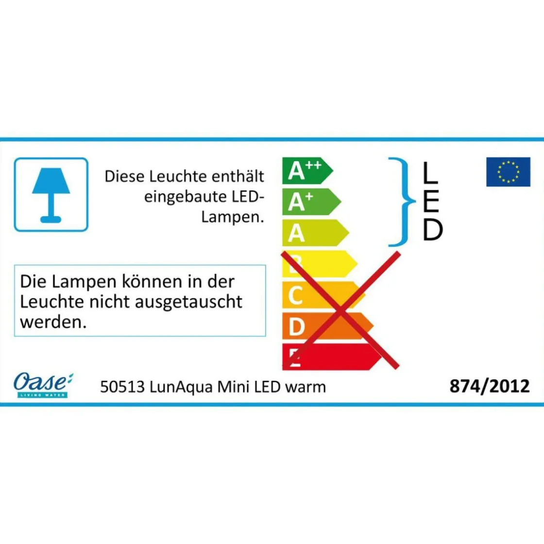 Lunaqua mini-LED warm ^ Oase Hot