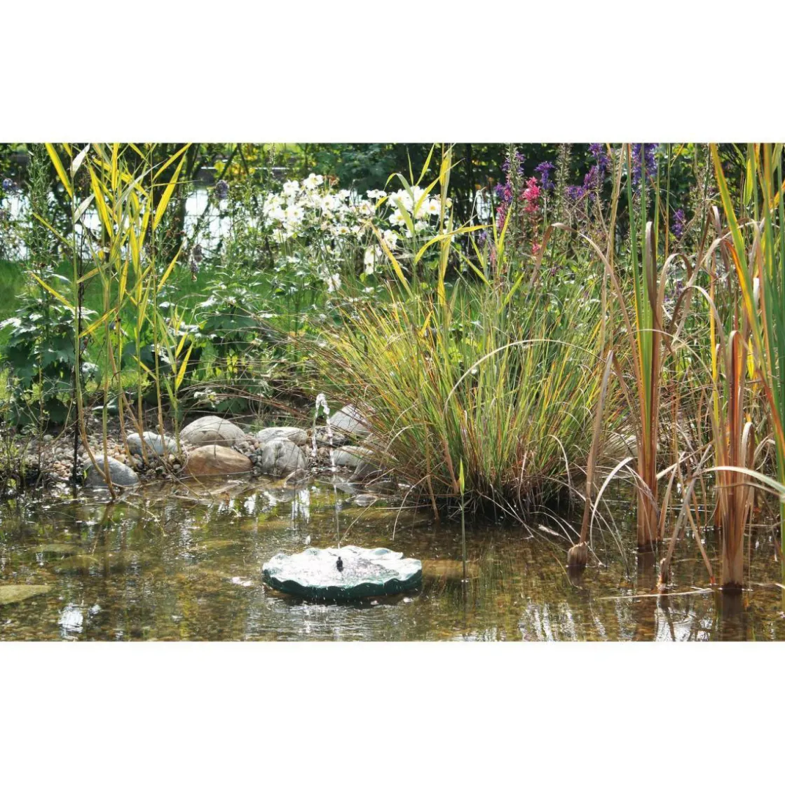 PontecPondoSolar-Wasserspiel Solar Lily Island ^ Oase New