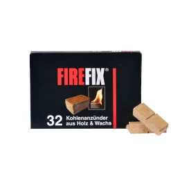Oeko-Anzuendhilfe 32 St. wachsgetraenkteHolzfasser ^ FIREFIX Best