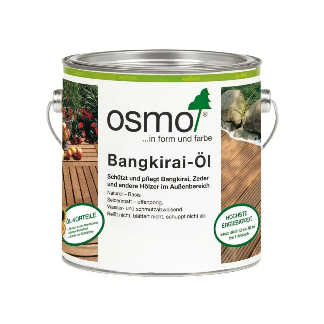 Bangkirai-Öl Dunkel L ^ Osmo Hot
