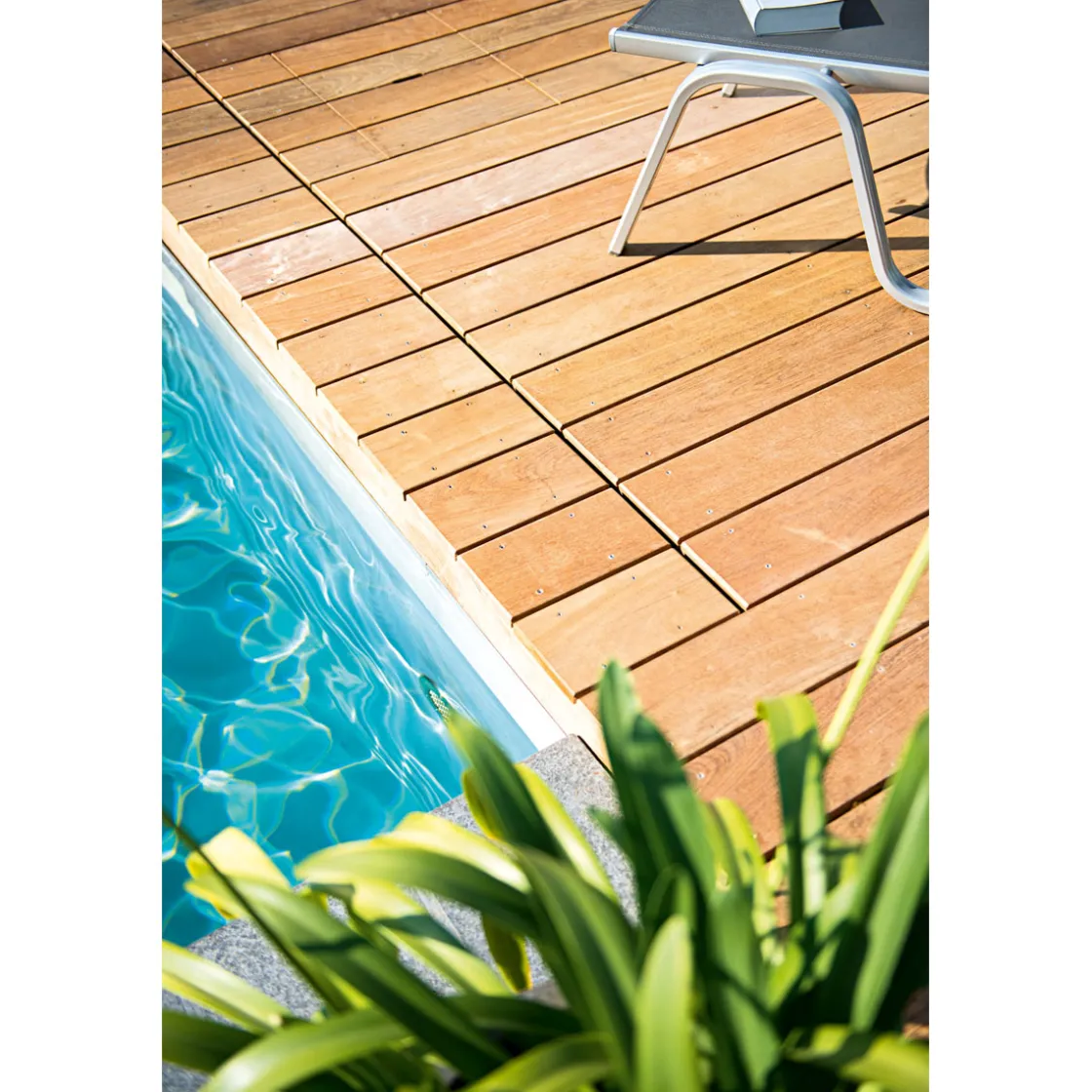 Terrassendiele IPE naturbelassen 213 x 14,5 x 2,1 cm ^ Osmo Hot