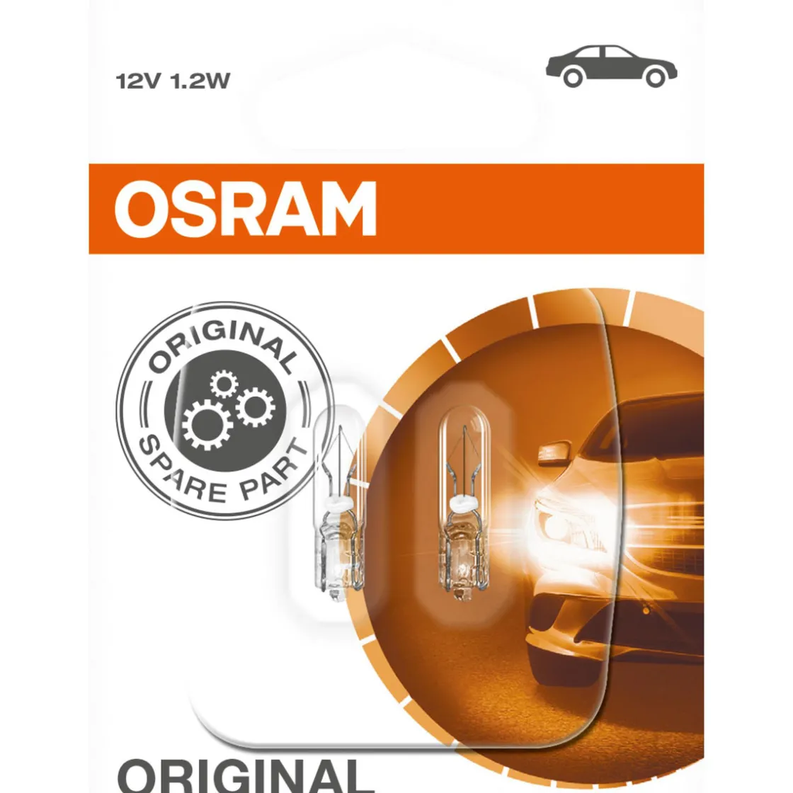 Autolampe W2 x 4,6D KSN 23 12 V 1,2 W ^ Osram Sale