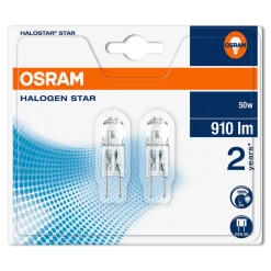 Halogenleuchte warmweiß GY6.35 50W Energieklasse C ^ Osram Discount