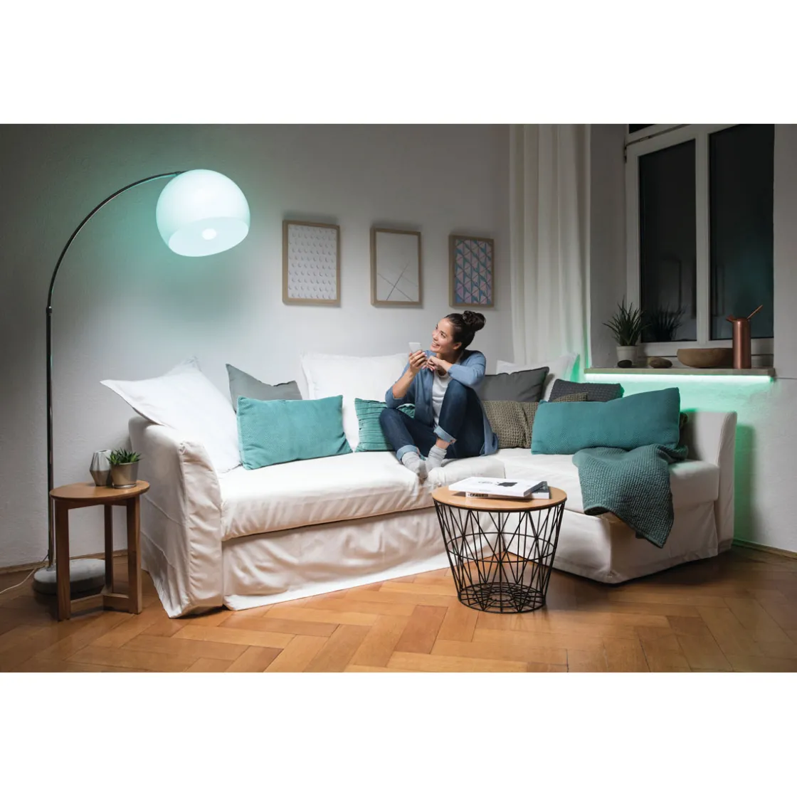 LED-Leuchtmittel dimmbar E27 60W multicolor ^ Osram Sale