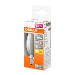 LED-Leuchtmittel E14 warmweiß 60W matt A++ ^ Osram Discount