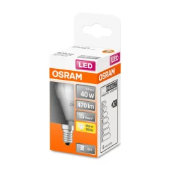 LED-Leuchtmittel E14 40W matt warmweiß ^ Osram Best