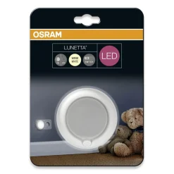 LED-Nachtlicht Lunetta Round weiß ^ Osram New