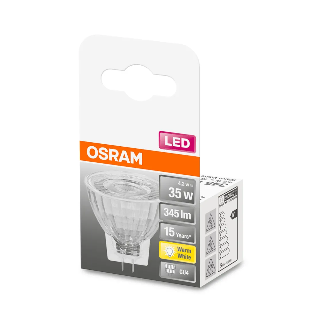 LED-Reflektor GU4 35W 15000 Std. ^ Osram