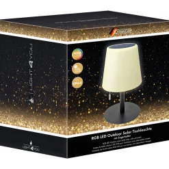 Outdoor RGB Solar Tischleuchte ^ Discount