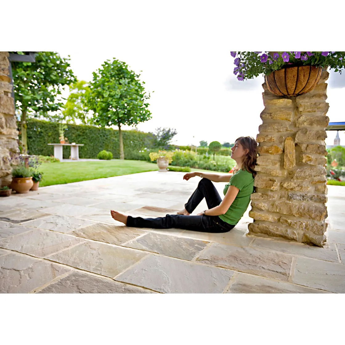 Sandstone Gaya naturgespalten 10 x 10 x 25 cm ^ Best